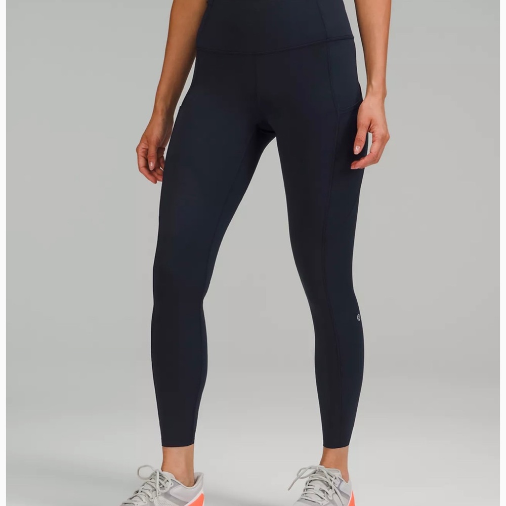Lululemon Fast and free high rise leggings with pockets